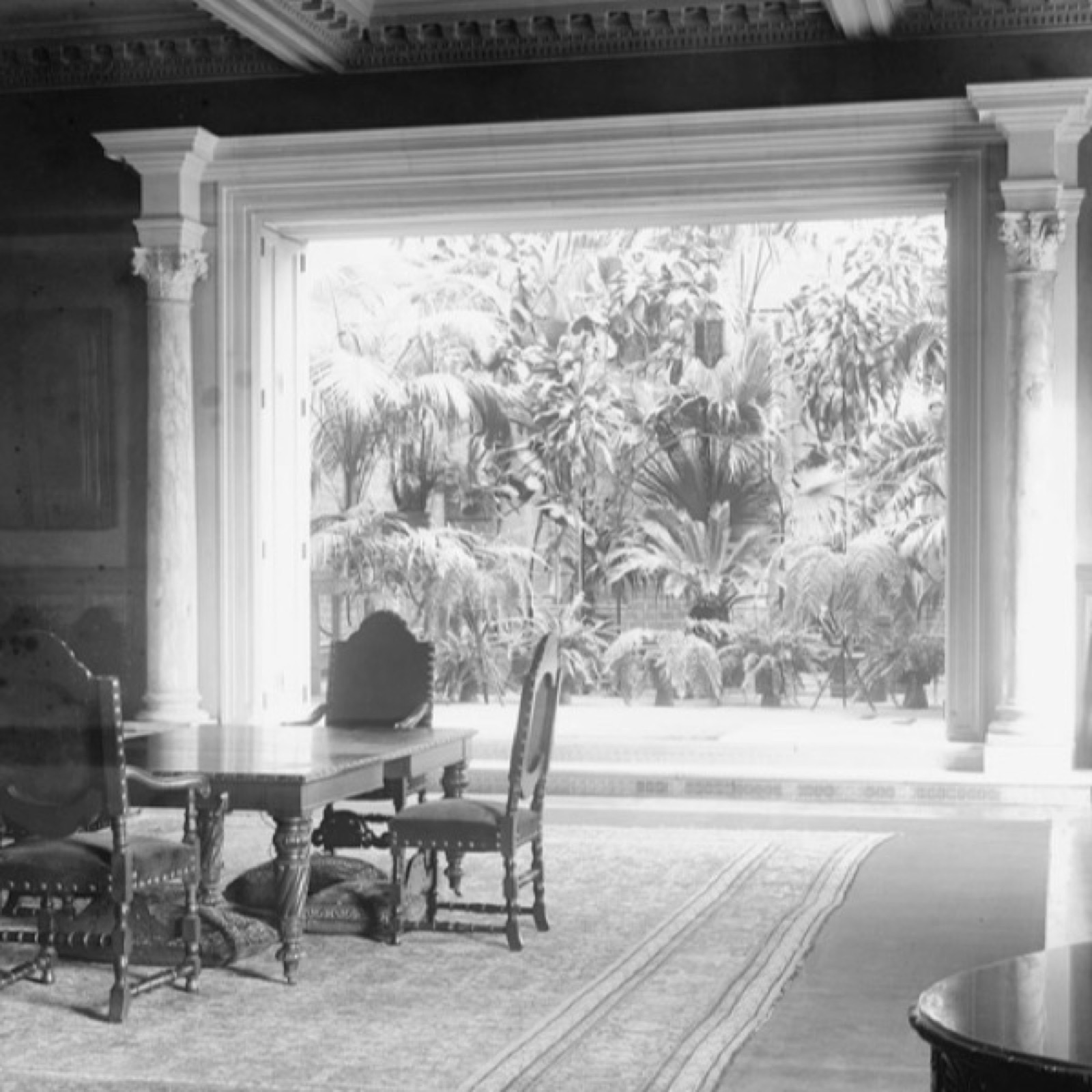 The long communal table